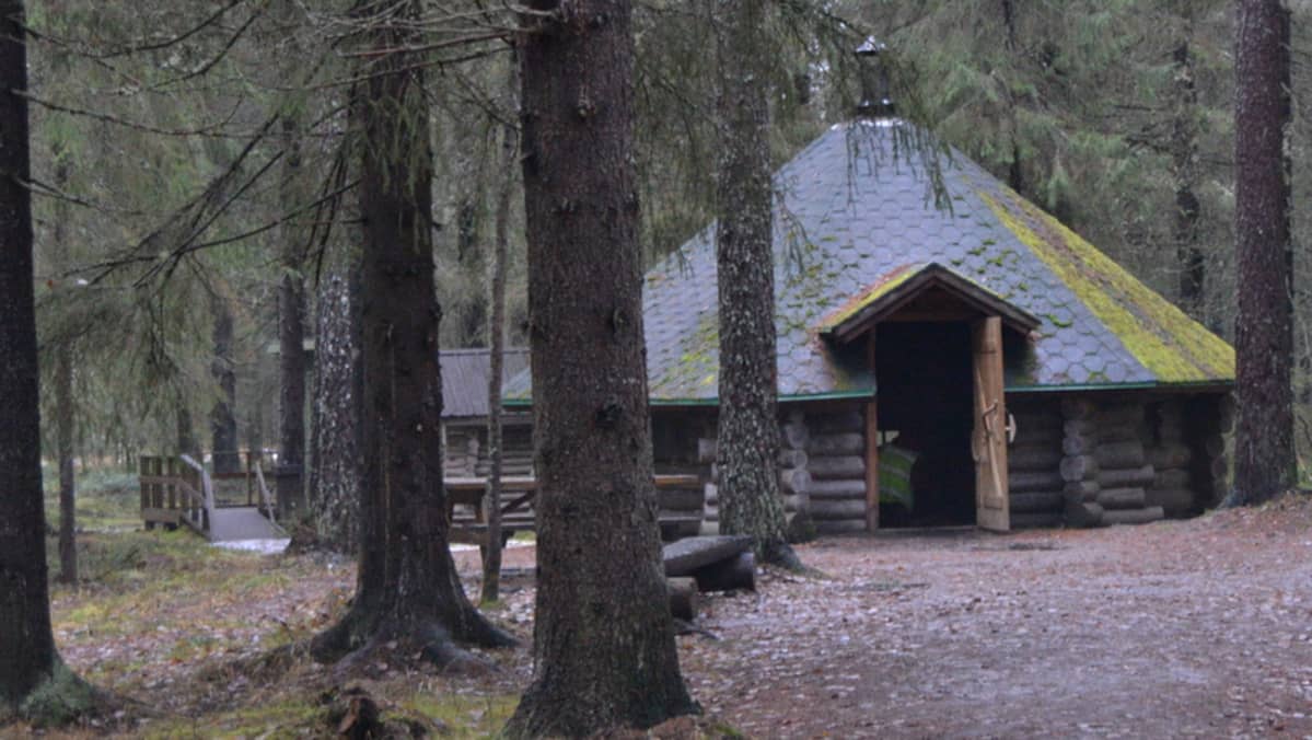 Kota Vekaruksen ulkoilualueella Tuupovaarassa.