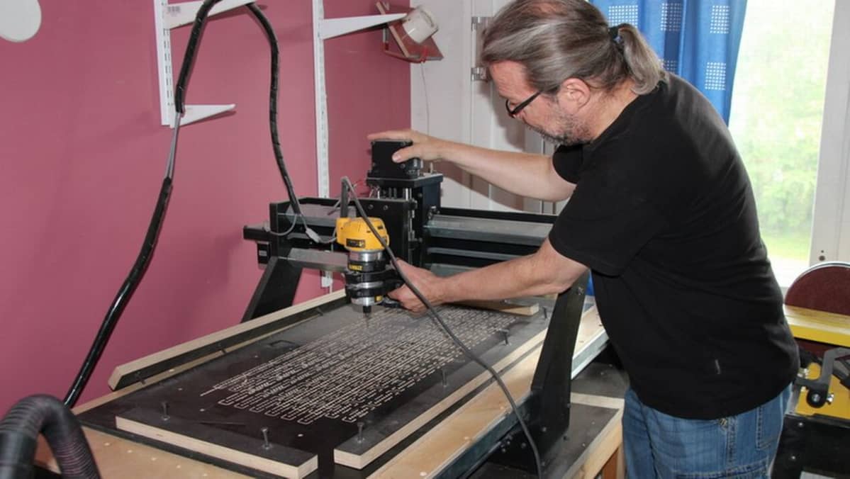 cnc jyrsin veijo rautia