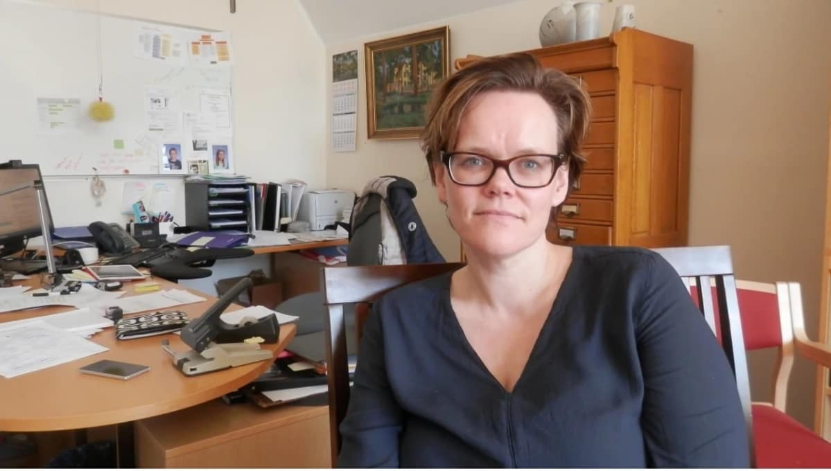 Pietarsaaren johtava lääkäri Pia-Maria Sjöström.