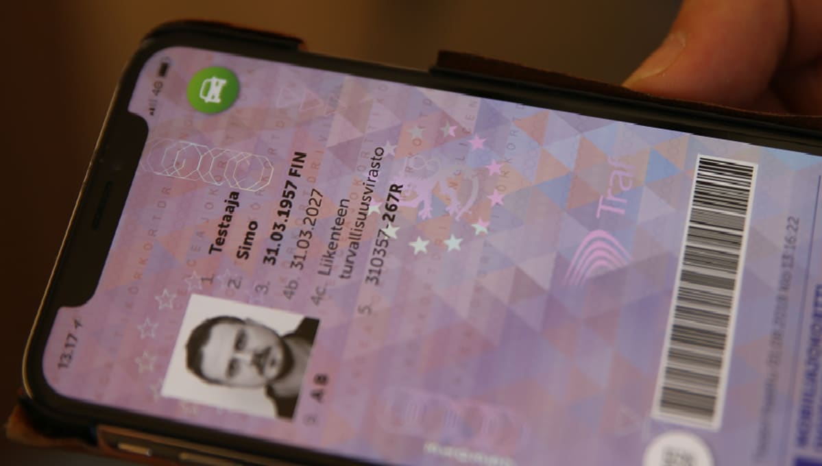 mobiiliajokortti testitunnuksilla