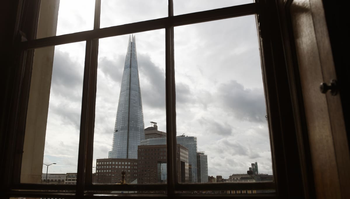 Shard -pilvenpiirtäjä Lontoossa.
