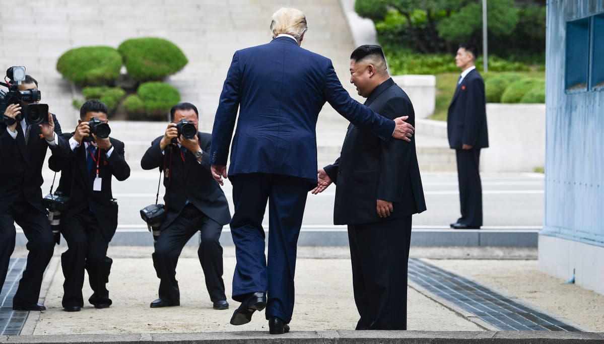 Donald Trump ja Kim Jong-un.
