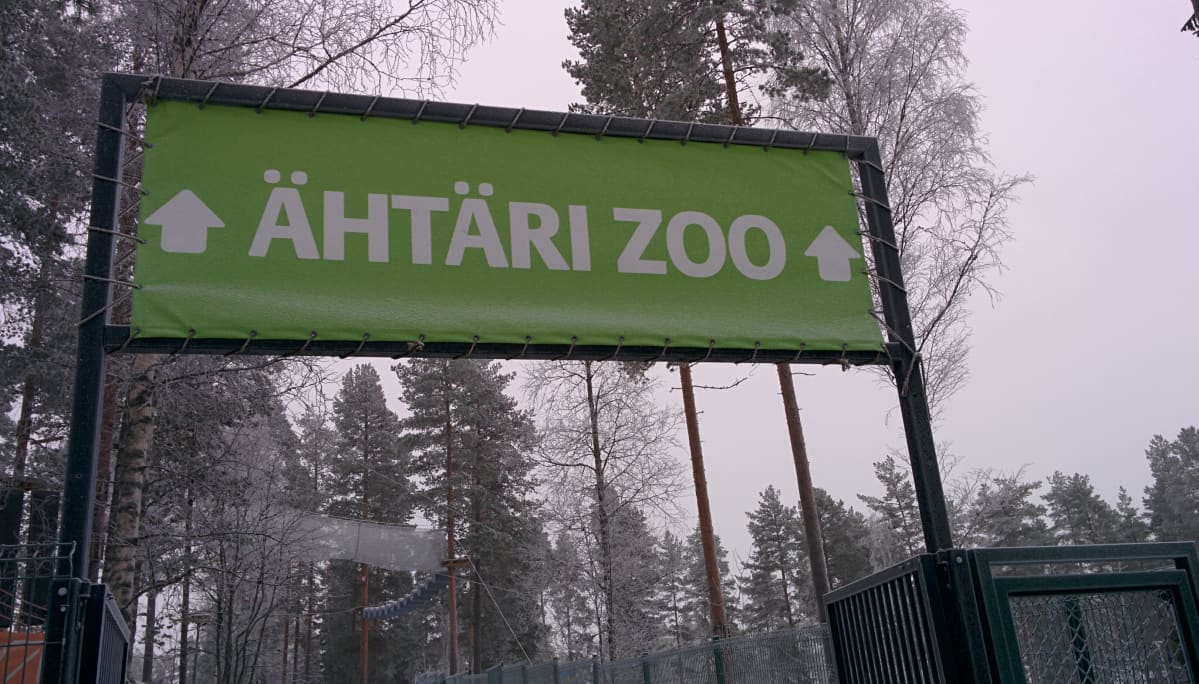 Ähtäri Zoon kyltti