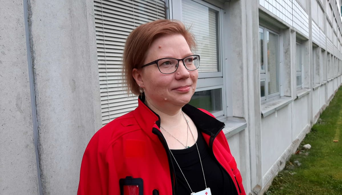 SPR:n Vaasan suomalaisen osaston puheenjohtaja Kristiina Brisk-Mosander