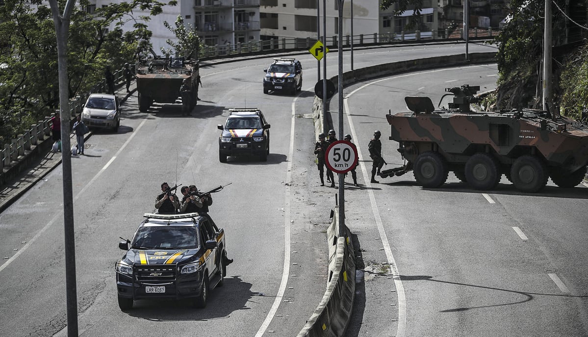 Brasilian poliisi teki iskun favelaan järjestäytyneen rikollisuuden kitkemiseksi Rio de Janeirossa 5. elokuuta.