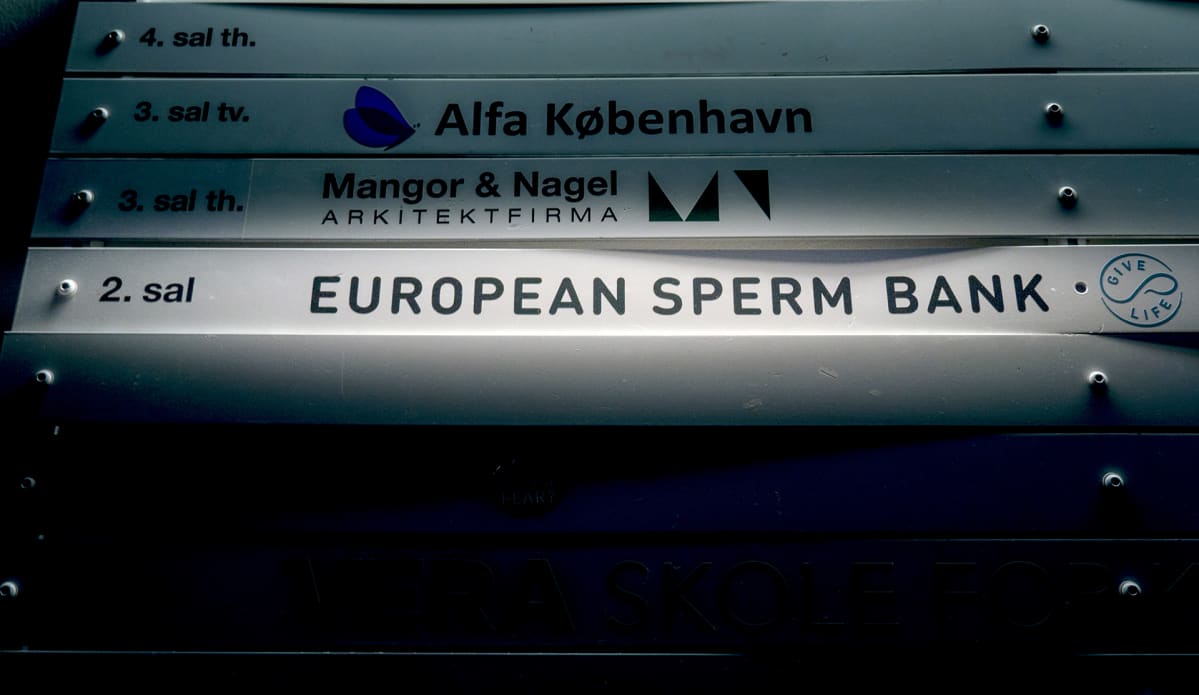 Spermapankki Tanskassa.