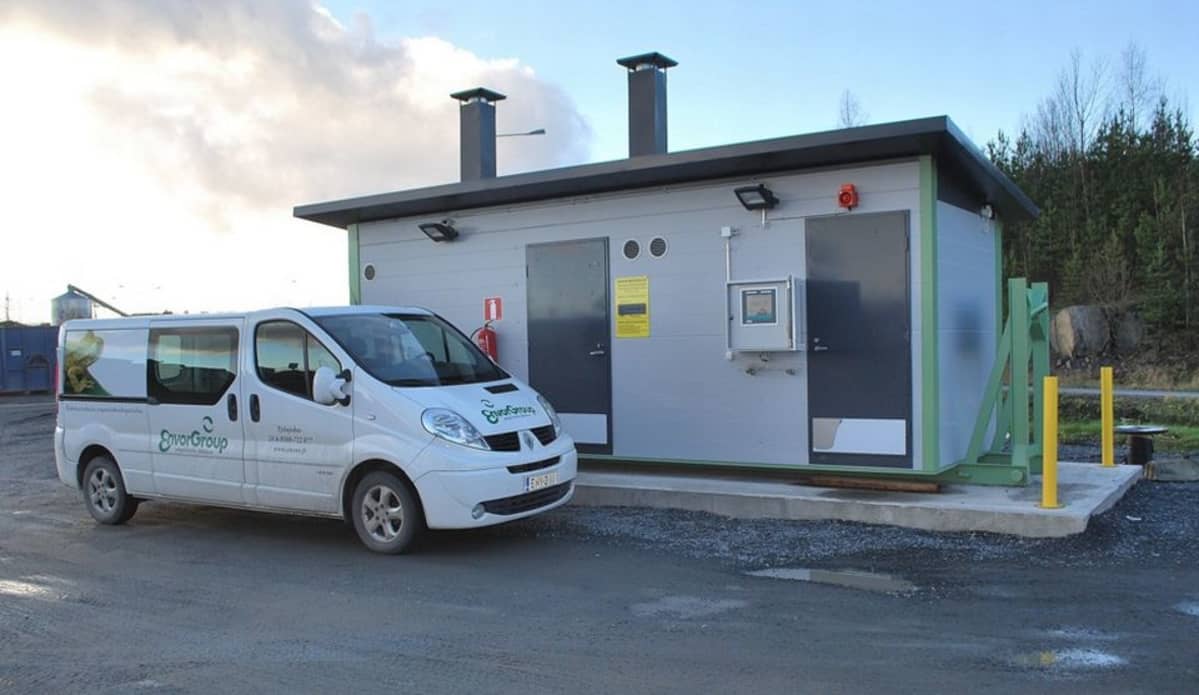 Envor Biotechin biokaasun tankkausasema Forssan Kiimassuolla