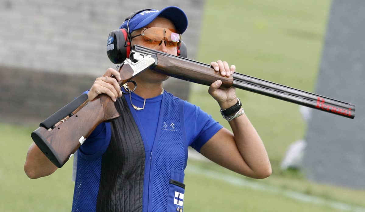 Satu Mäkelä-Nummela Pekingin olympiakisoissa 2008.