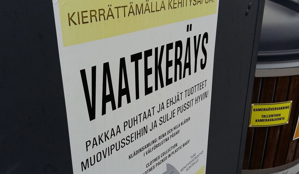 Vaatekeräyslaatikko