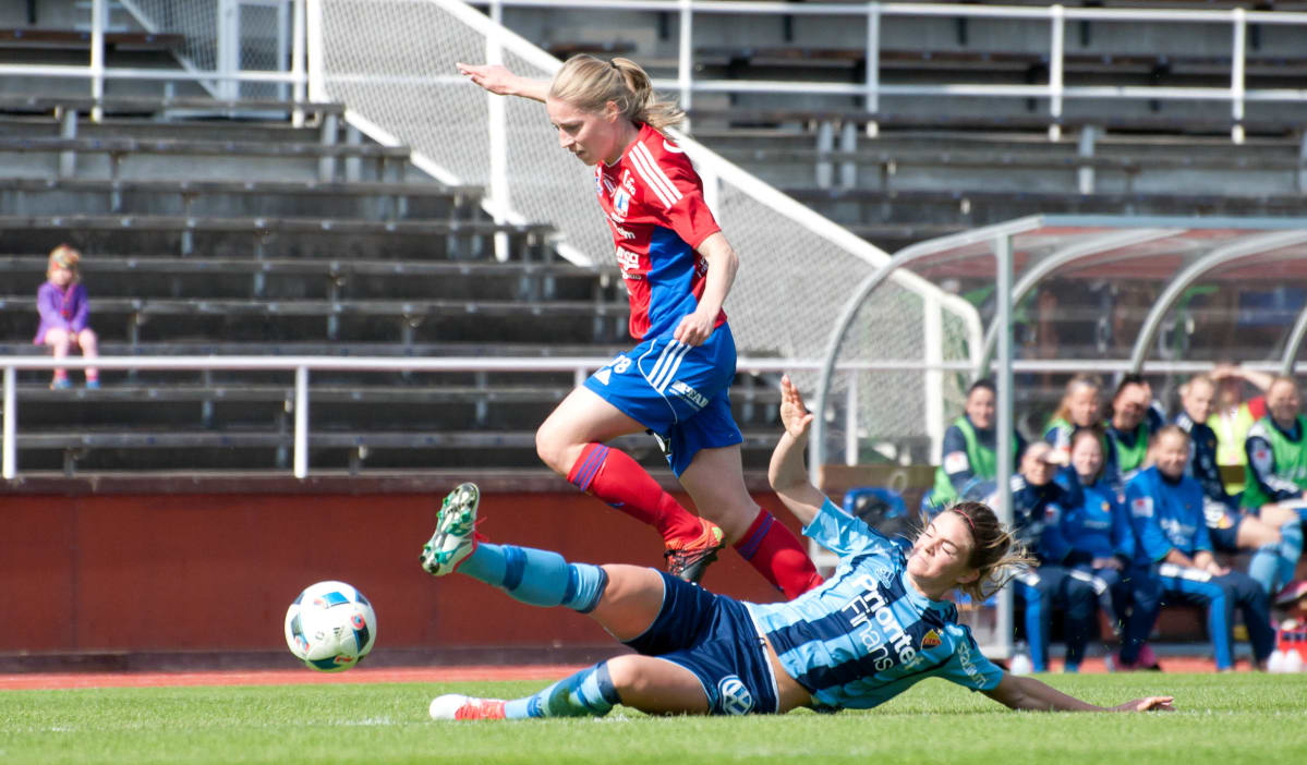 Lisa Moazzeni DIF och Linda Sällström Vittsjö