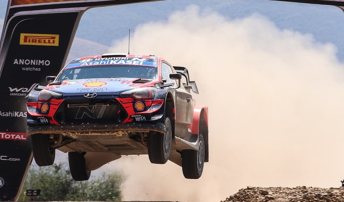 Ott Tänak Hyundain ratissa Meksikossa 2020.