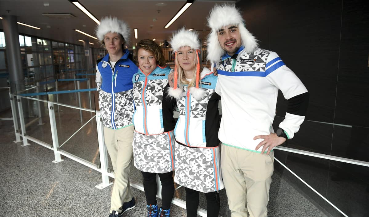 Joona Kangas, Minttu Tuominen, Julia Kykkänen ja Ristomatti Hakola.