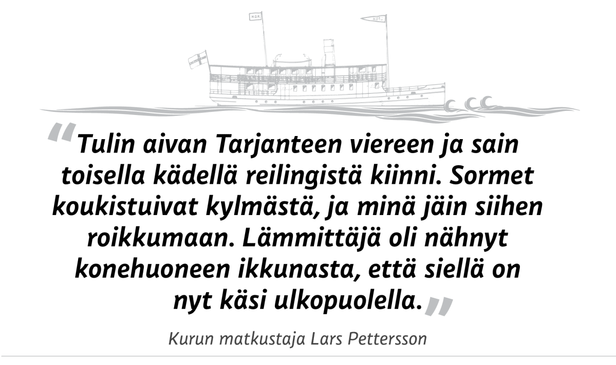 Sitaatti Kurun matkustajalta