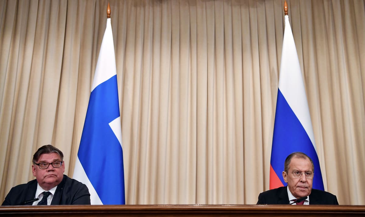 Timo Soini ja Sergei Lavrov.