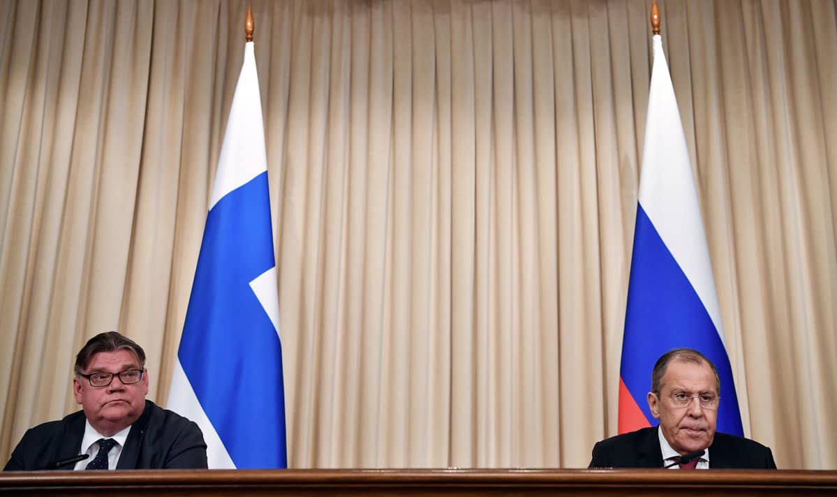 Timo Soini ja Sergei Lavrov.