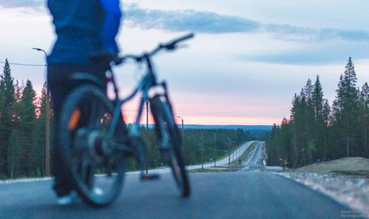 Sallan uusi kevyenliikenteenväylä.