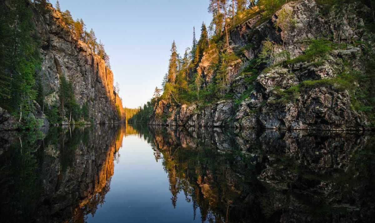 Suomussalmen Hossan kansallispuiston kanjoni