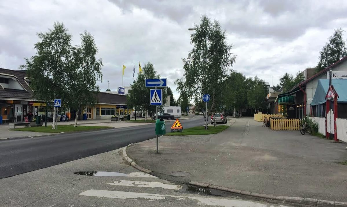 Sodankylän keskusta heinäkuu 2016