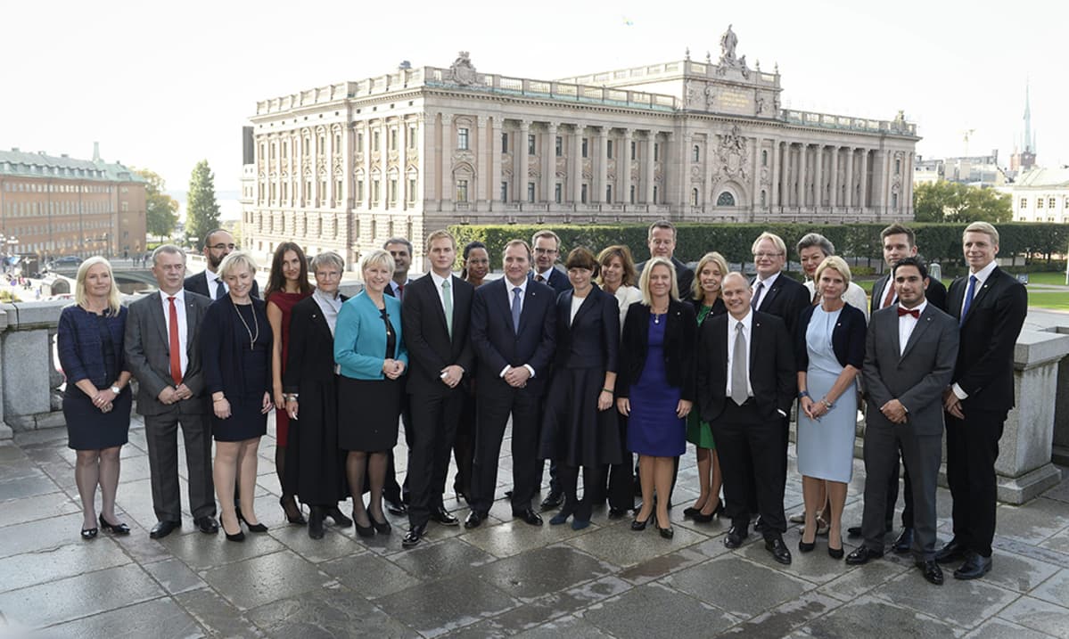 Ruotsin hallitus vastavalittuna 3. lokakuuta 2014