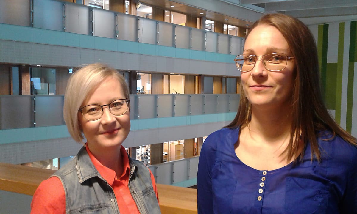 Marjo Lindroth ja Heidi Sinevaara-Niskanen.
