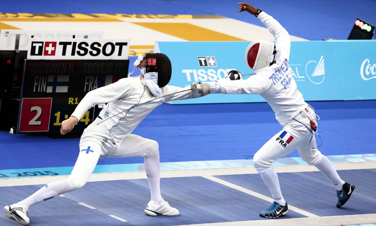 Niko Vuorinen (vas.) Bakun Euroopan kisoissa