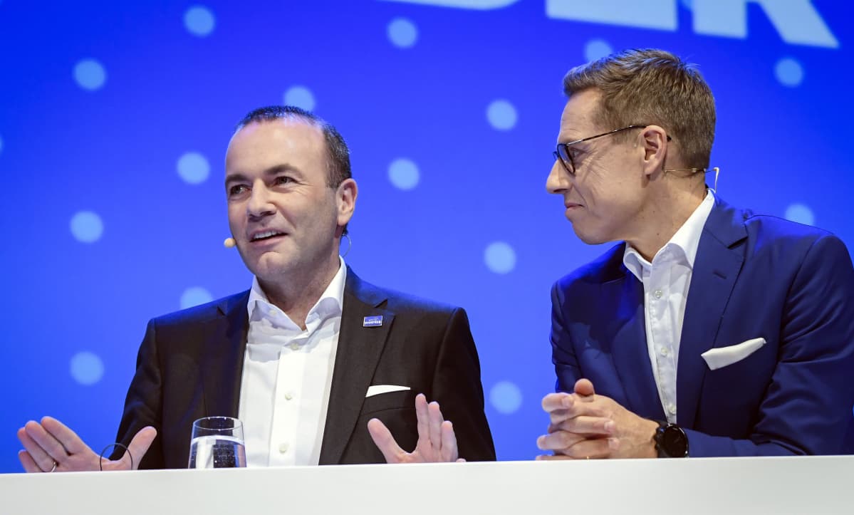 Alexander Stubb och Manfred Weber