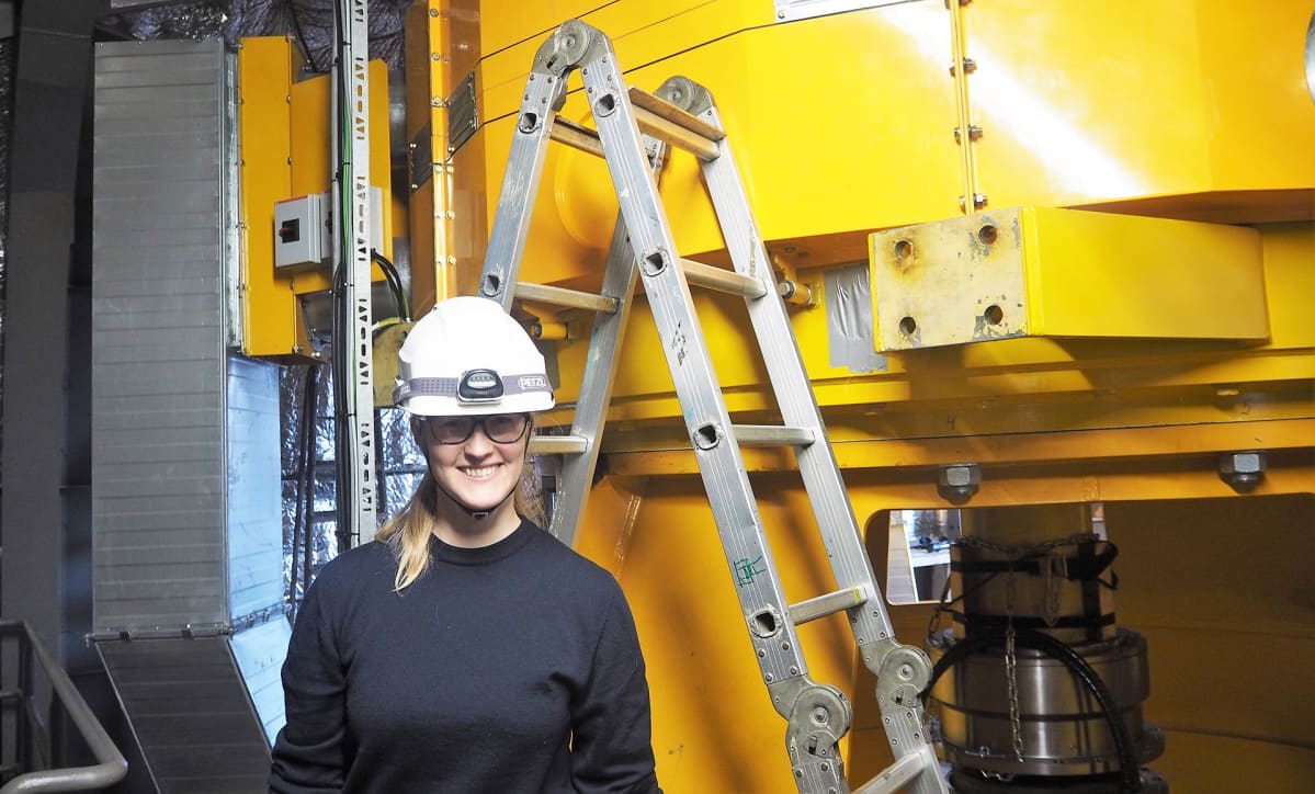 Projekti-insinööri Laura Oksanen.