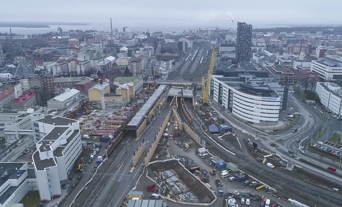 Kansiareenan työmaa Tampere