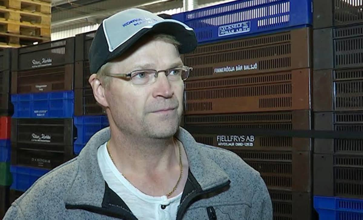 Korvatunturin Marjan paikallisjohtaja Jari Huttunen.