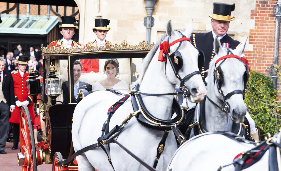 Yorkin prinsessa Eugenie ja Jack Brooksbank
