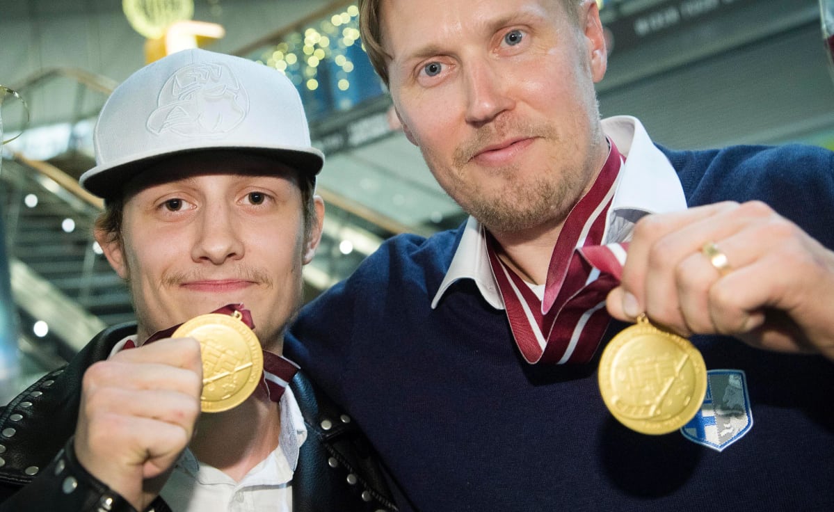 Yhdessä taas: Riian MM-kisoissa 2016 kultaa juhlineet Peter Kotilainen ja Mika Kohonen edustavat molemmat ensi kaudella Happeeta.