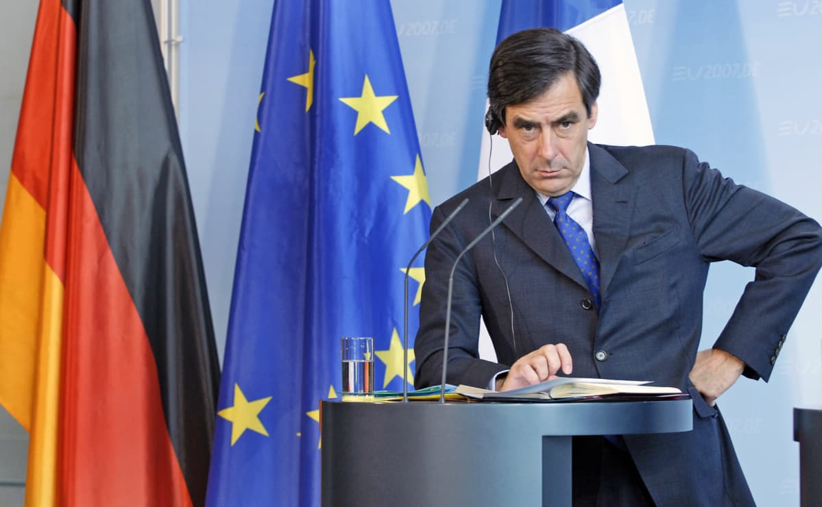 Fillon Ranskan pääministerinä vuonna 2007.