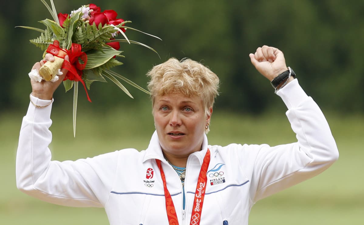 Satu Mäkelä-Nummela Pekingin olympiakisoissa 2008.