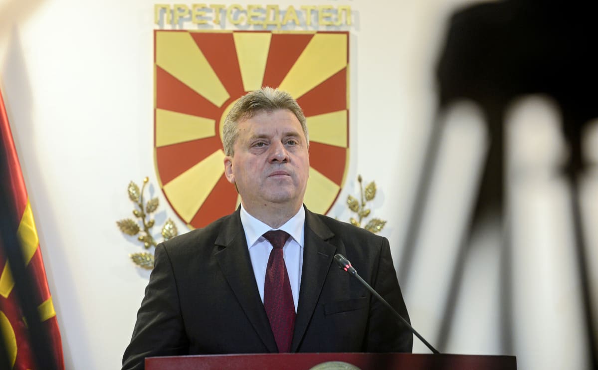 Makedonian presidentti Gjorge Ivanov.