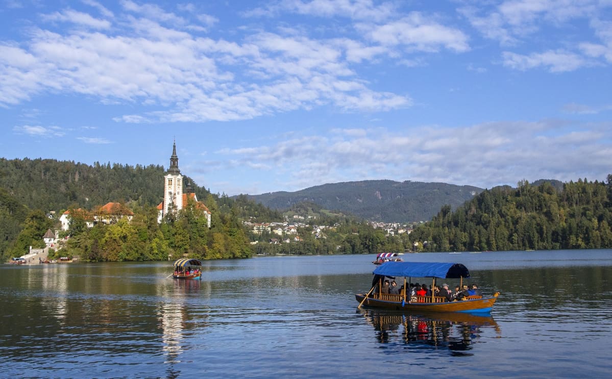 Bledjärvi on suosittu matkakohde Sloveniassa.