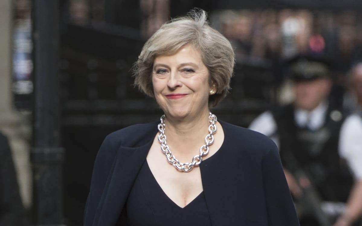 Theresa May.