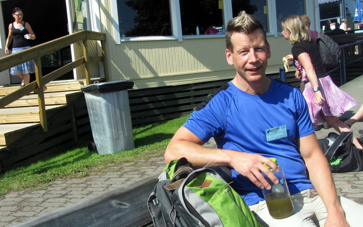 Jarkko Kattilakoski tauolla.