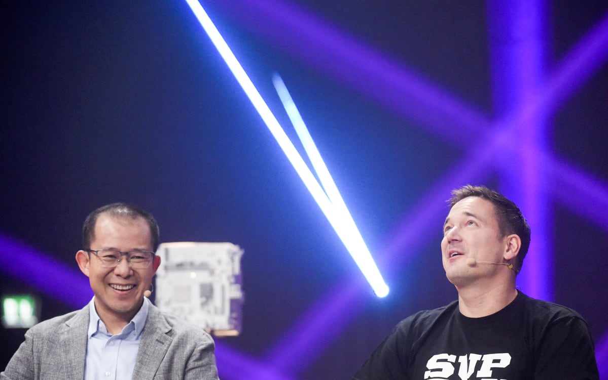 Martin Liu Tencent ja Ilkka Paananen Supercell.