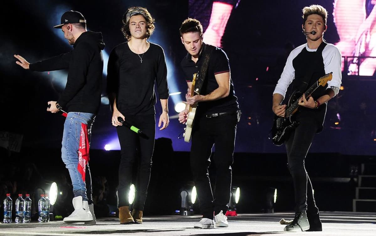 One Direction esiintyi Estadio Nacional -areenalla, Chilessä 30. huhtikuuta 2014.