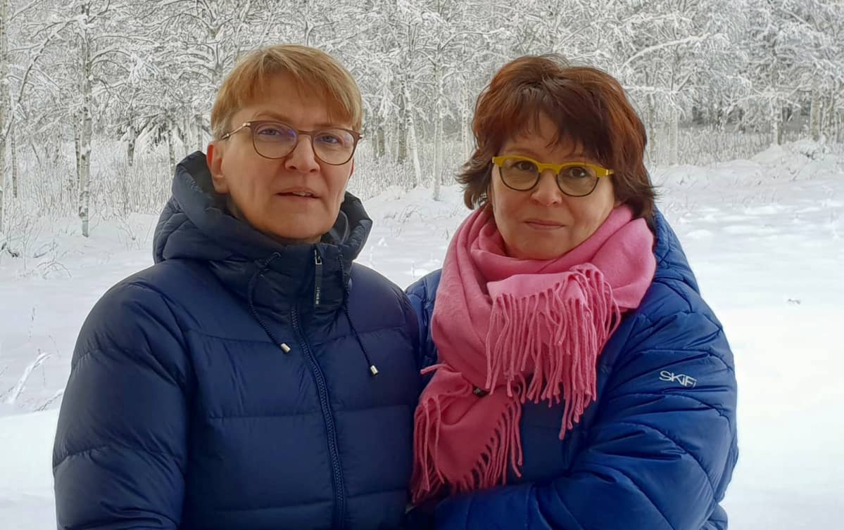 Pia Ylisuvanto ja Tuija Laine