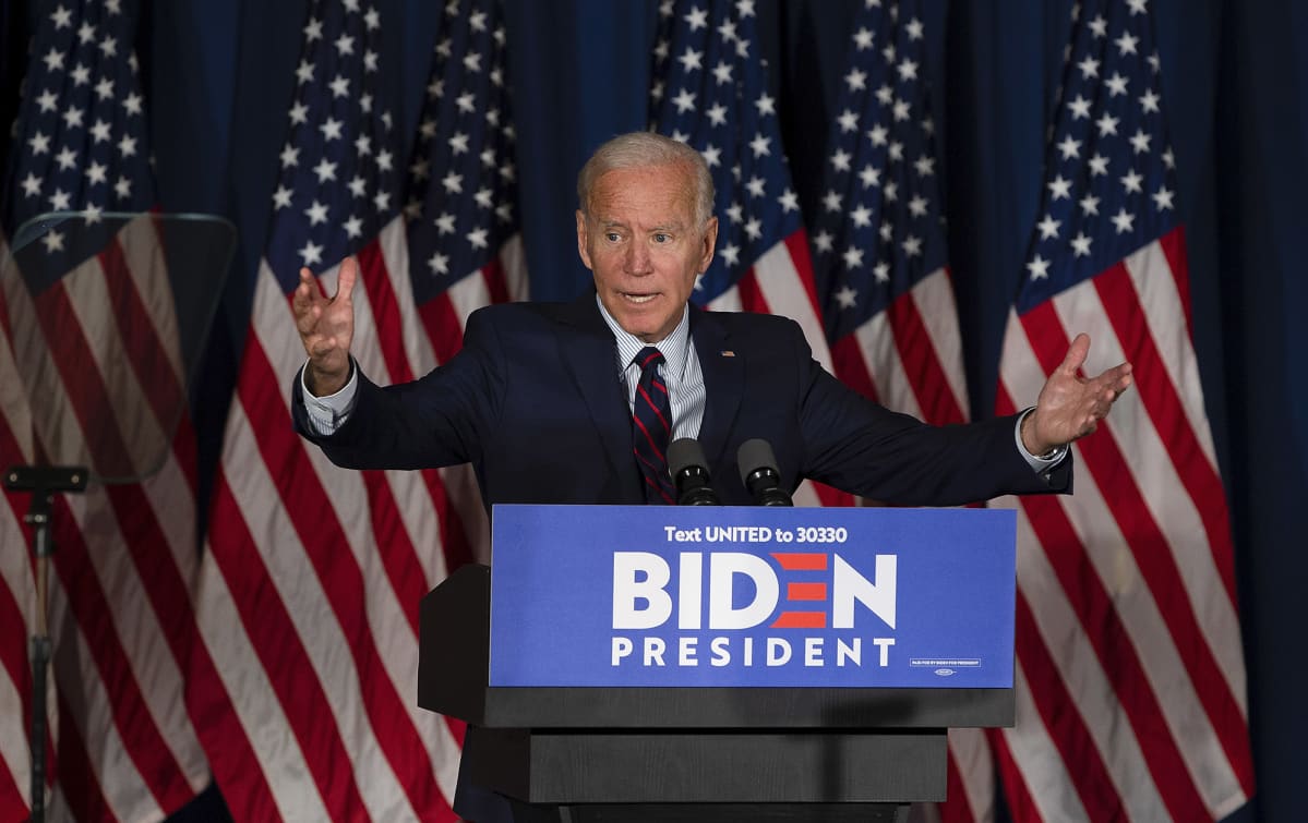 Kuvassa Joe Biden.