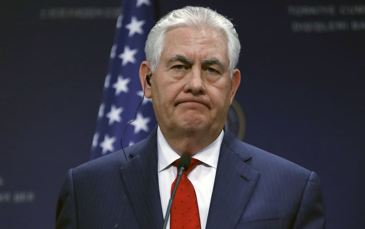 Yhdysvaltain ulkoministeri Rex Tillerson