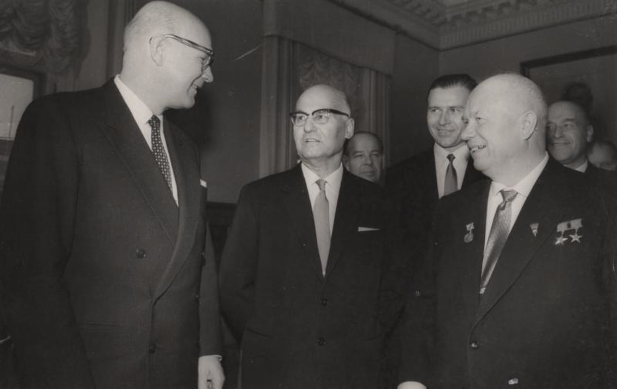 Urho Kekkonen ja Nikita Hruštšov