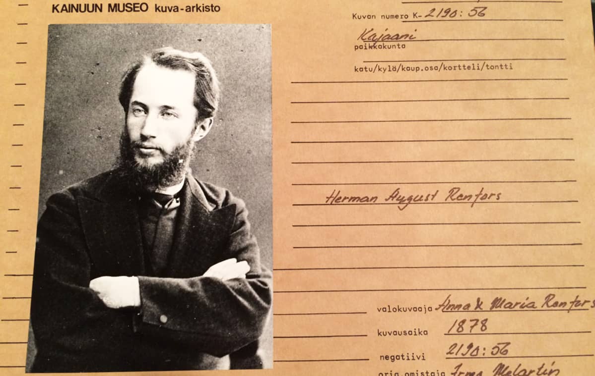 Kainuun museon arkistoima valokuva Herman Renforsista.