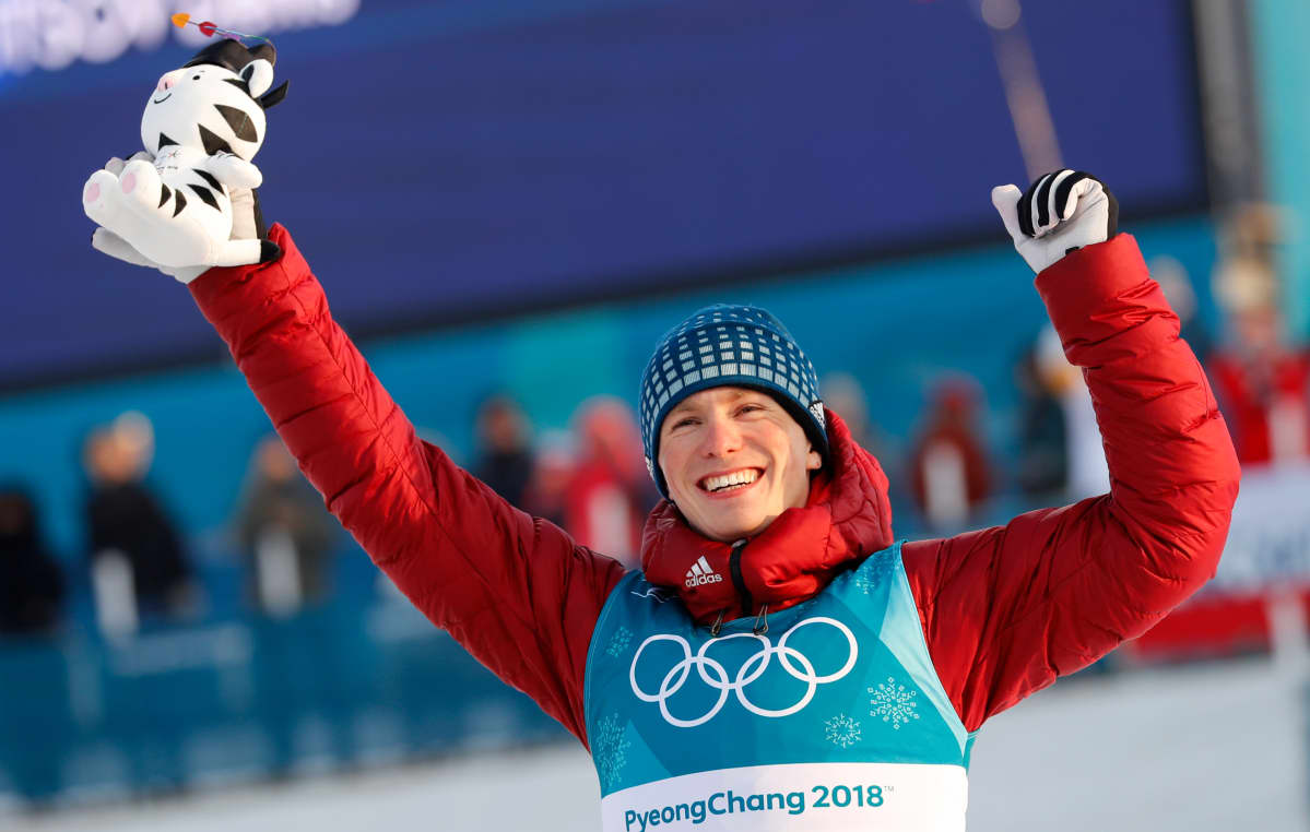 Venäjän maajoukkueen kärkinimiin kuuluvan Denis Spitsovin, 24, kauden avaus siirtyy koronavirustartunnan vuoksi. Kuvassa Spitsov Pyeongchangin olympialaisissa 2018, joissa venäläinen saavutti kolme mitalia.