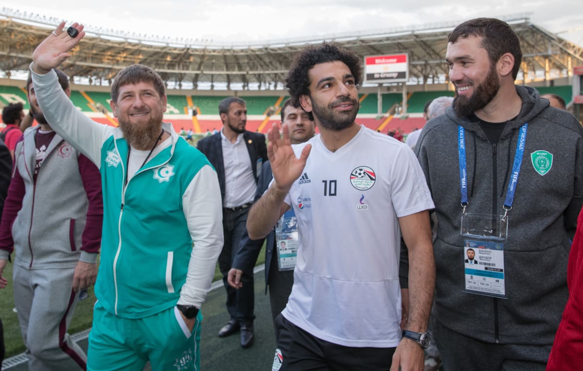 Ramzan Kadyrov ja Mohamed Salah