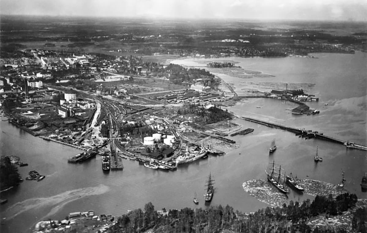 Sörnäisten niemi 1920-luvulla.
