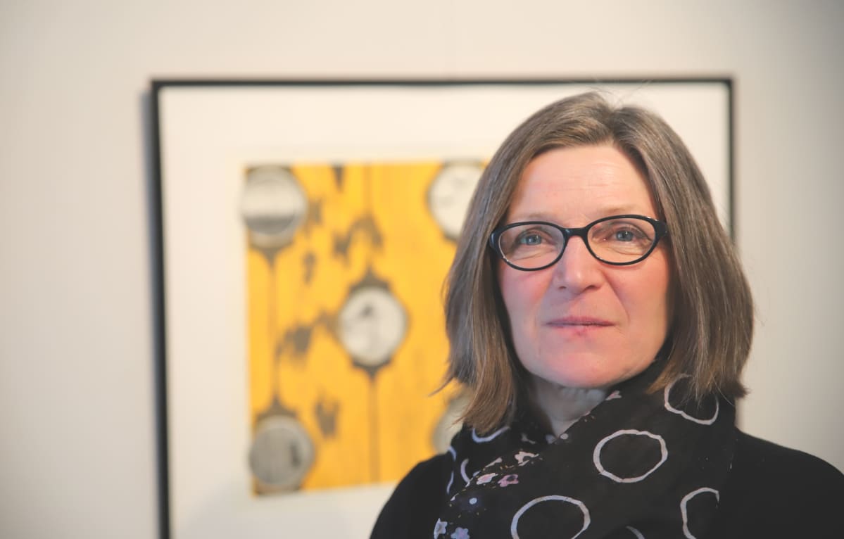 Kuvassa Leena Koskinen