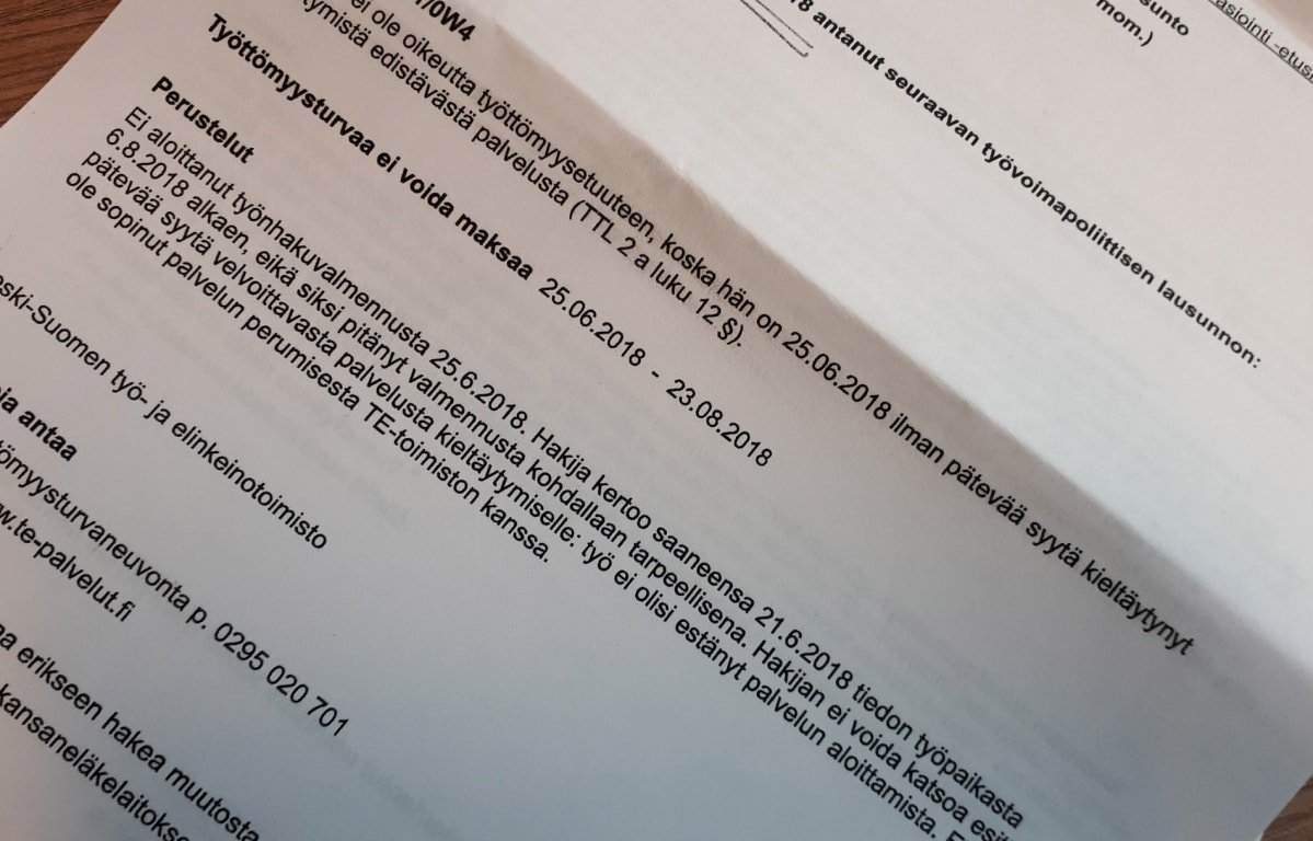 Päätös.