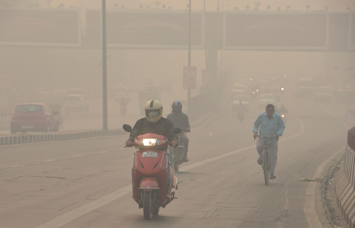 Saastunut Delhi